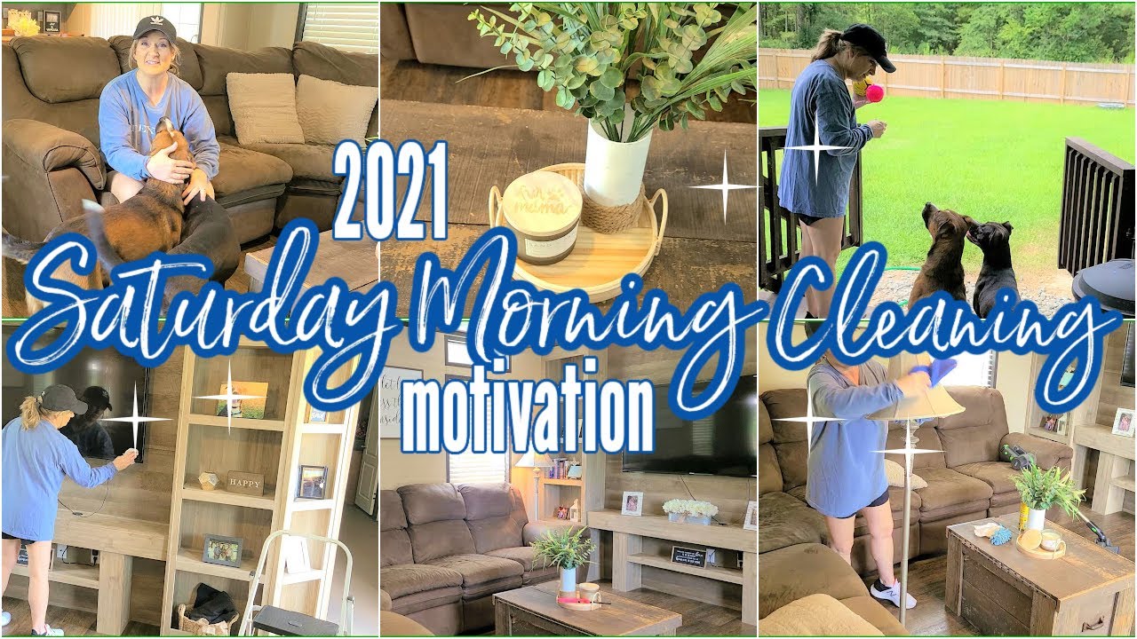 SATURDAY MORNING CLEANING MOTIVATION / ALL DAY CLEAN WITH ME / WEEKEND CLEANING MOTIVATION 2021