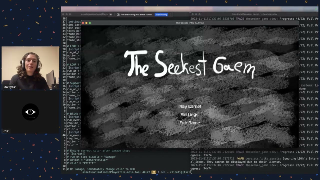 The Seeker: November 2023 Rust Gamedev Meetup