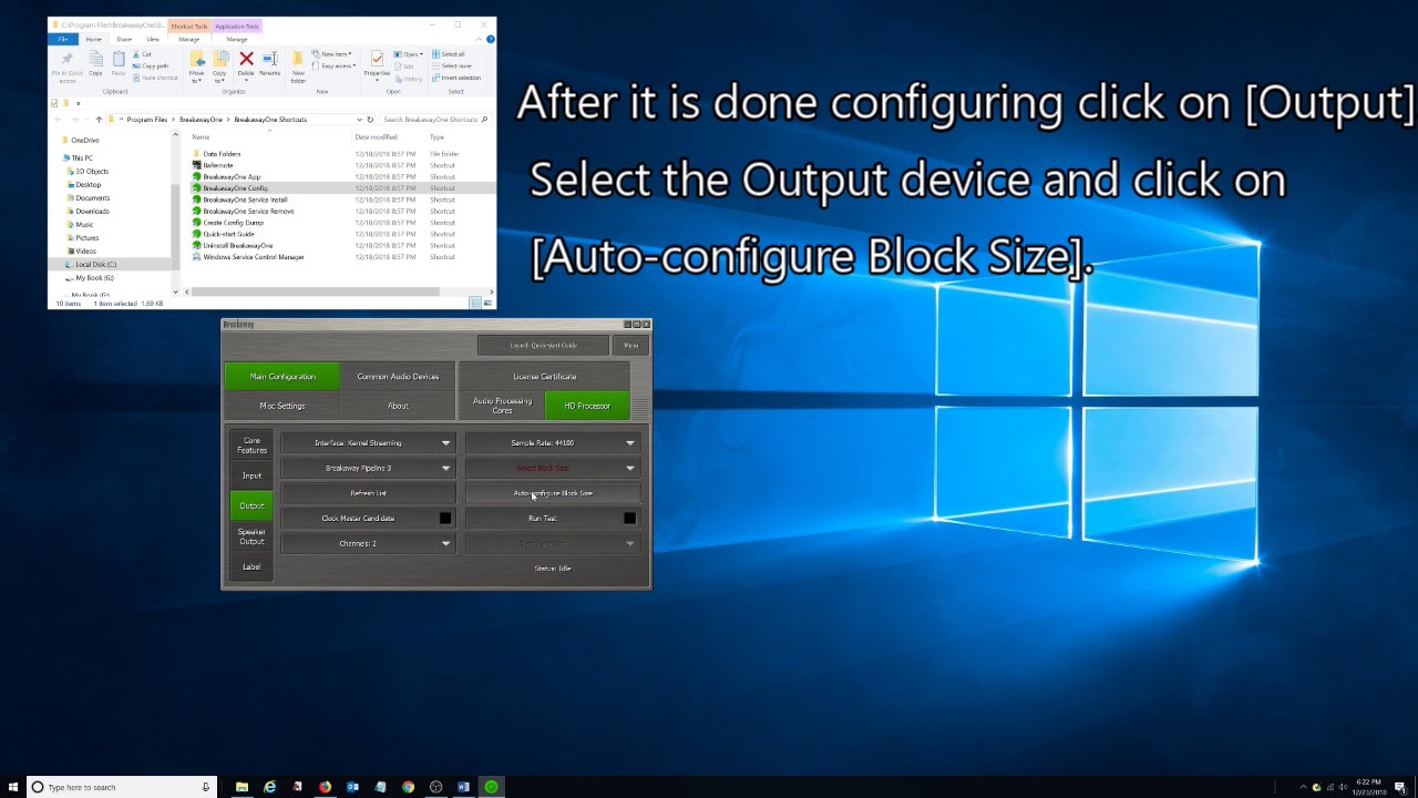 BreakawayOne HD core - how to enable & configure
