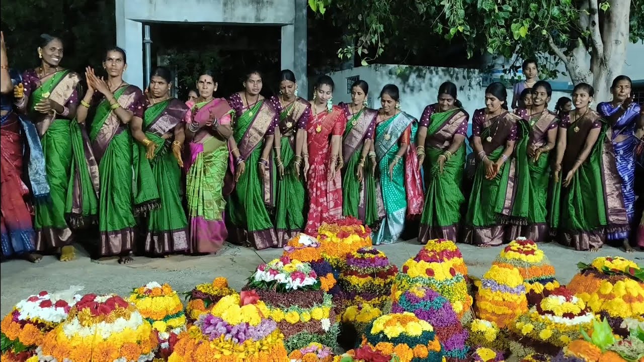 Bathukamma🍁Vibes💥2025 #Part - 2 #Husnabad📌 #Bhongir #Chinabathukamma #trendingposts 