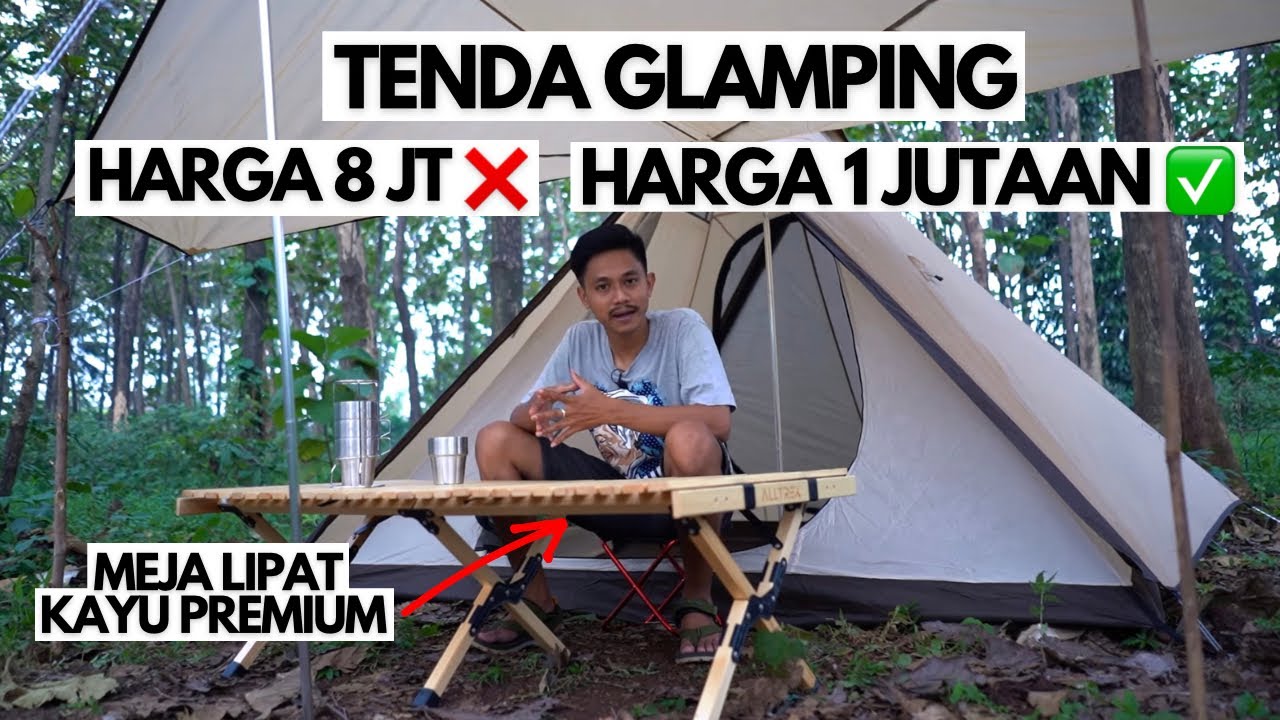 REVIEW TENDA GLAMPING ALLTREK ONYX | ALLTREK TENDA, ALLTREK MEJA & ALLTREK GELAS