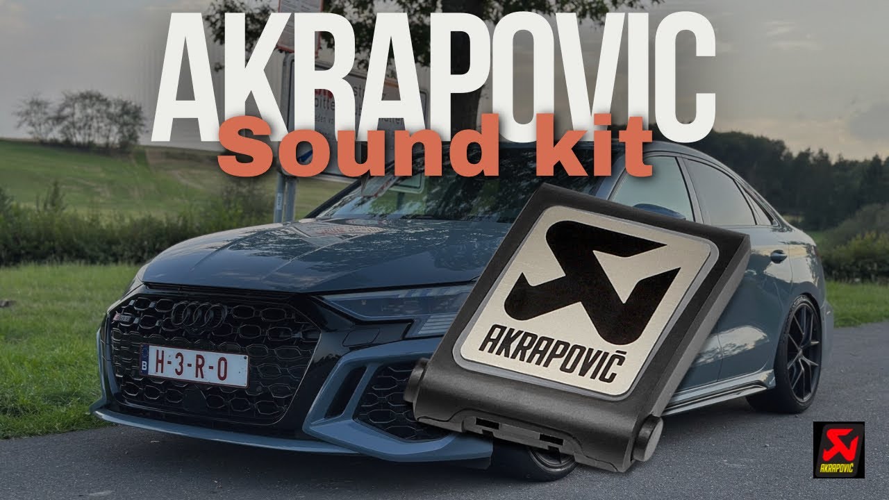 How to install Akrapovic  remote sound controller on a RS3 8y
