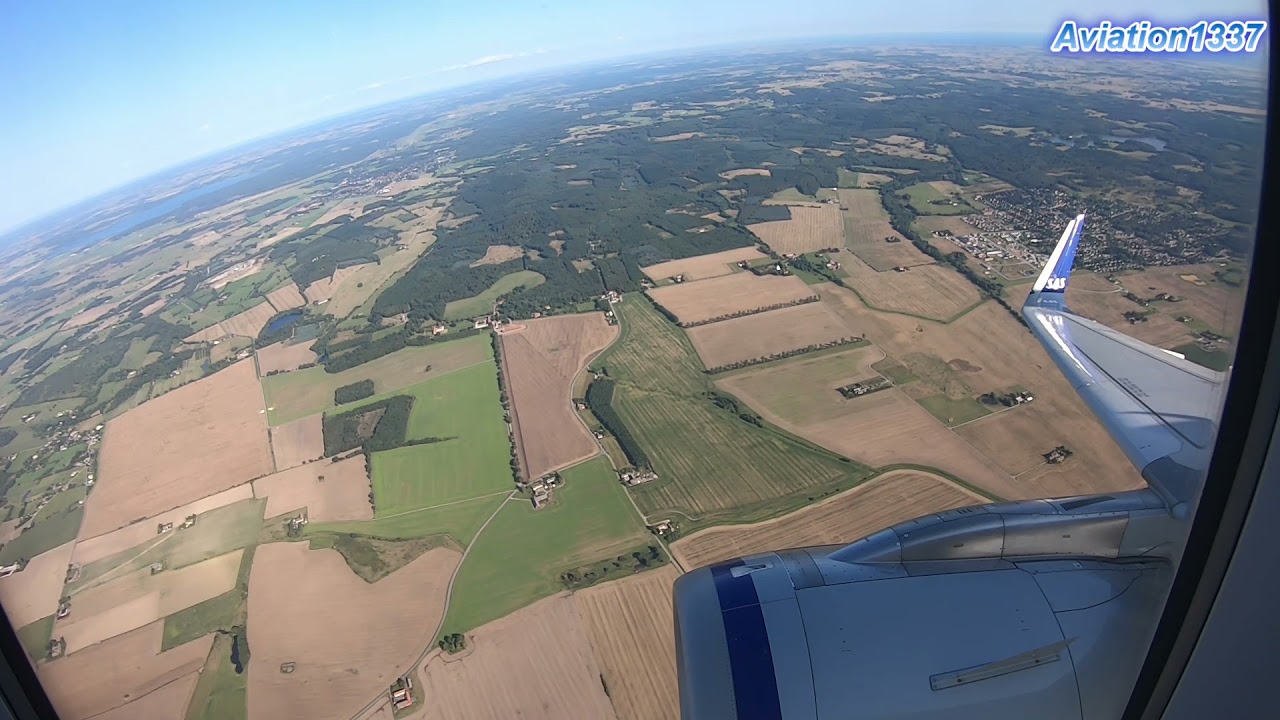 FULL Scandinavian Airlines A320 Flight - Malmo To Arlanda Stockholm