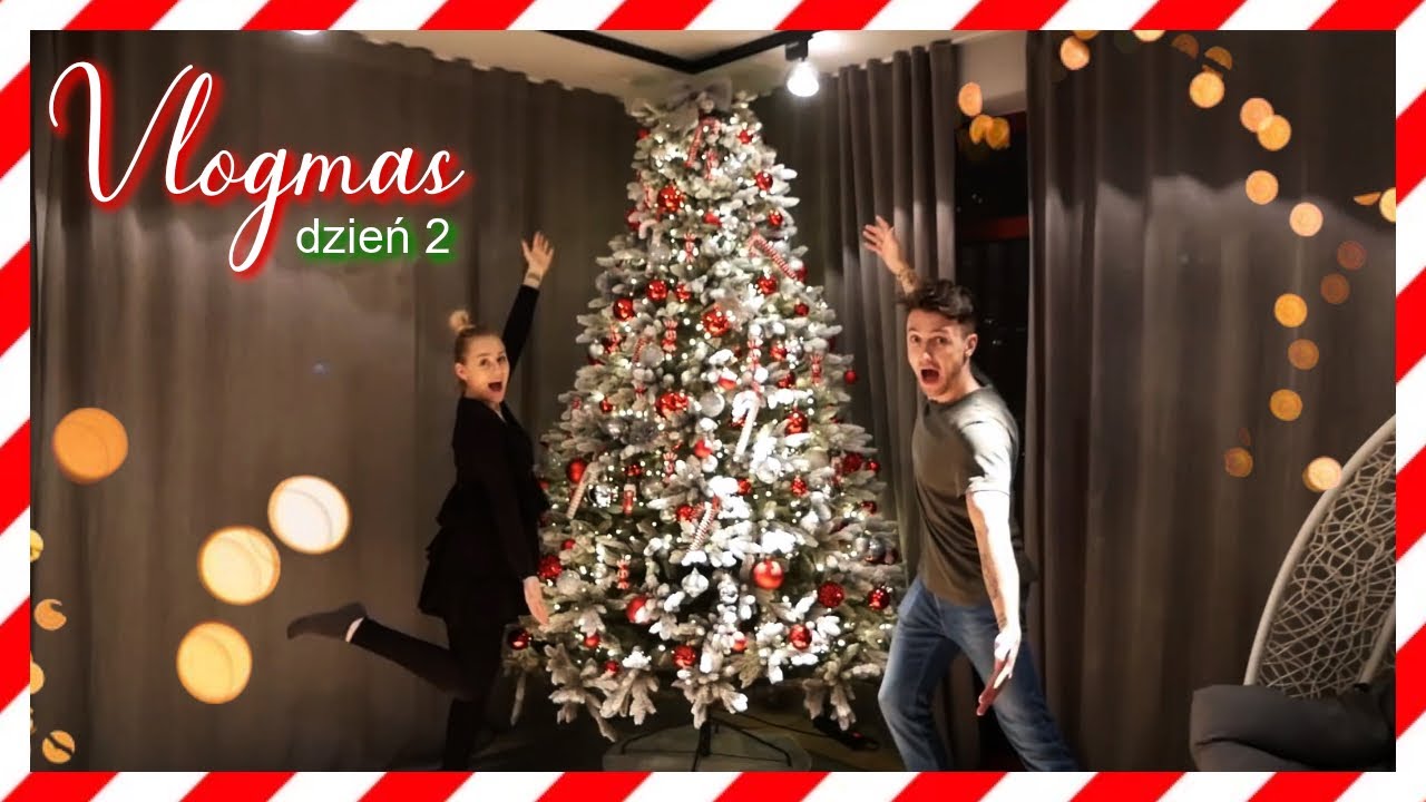 VLOGMAS #2 : UBIERAMY CHOINKĘ!🎄*JEST OGROMNA! | Andziaks