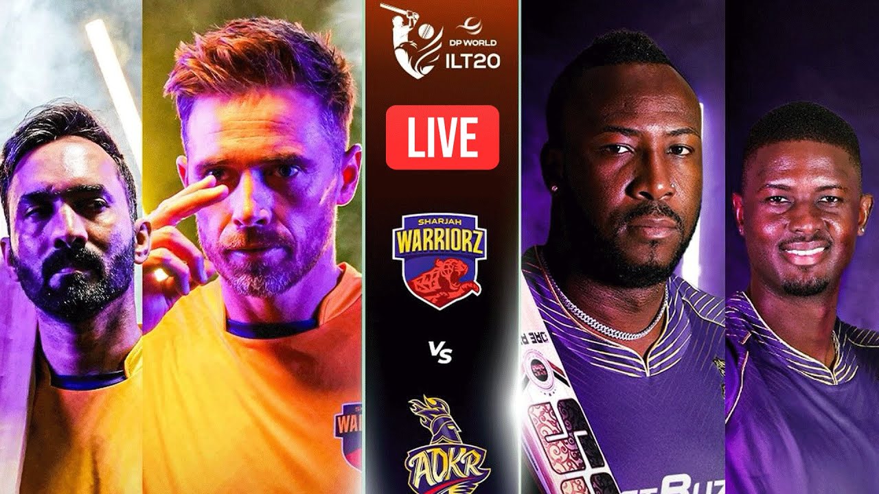 Live | Sharjah Warriorz vs Abu Dhabi Knight Riders | 2nd Match | DP World ILT20 | M3Y1U