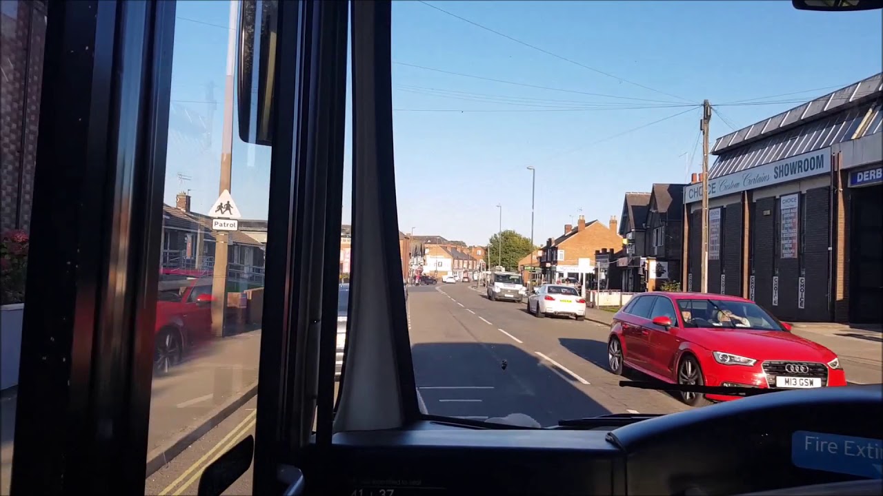 Trent Barton i4 Full Route Visual- Derby to Nottingham