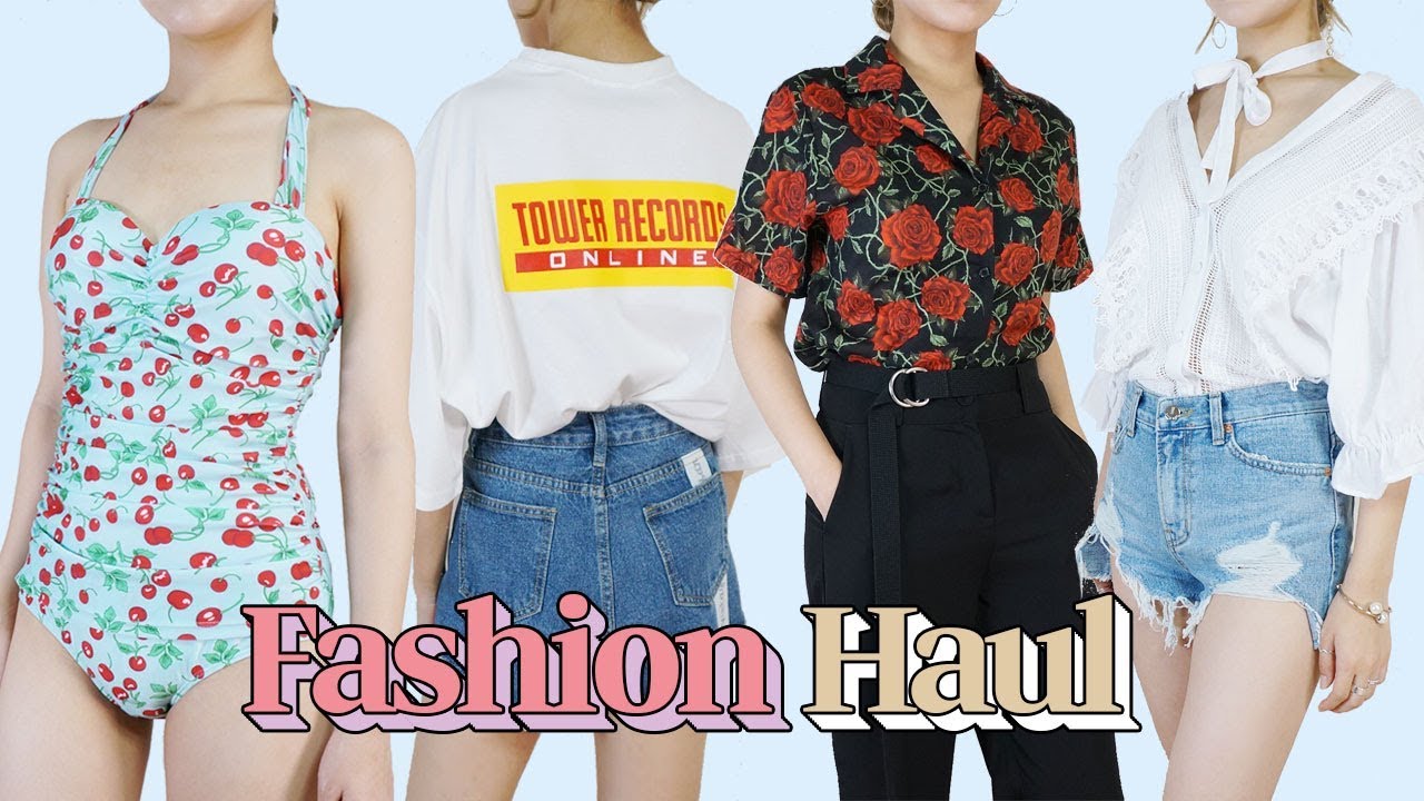 패션하울 여름 옷 코디 : 8월 여름 패션 인터넷 쇼핑몰 쇼핑 Fashion Haul ♥︎ [패션유튜버 재리마이즈 Jaelimize]