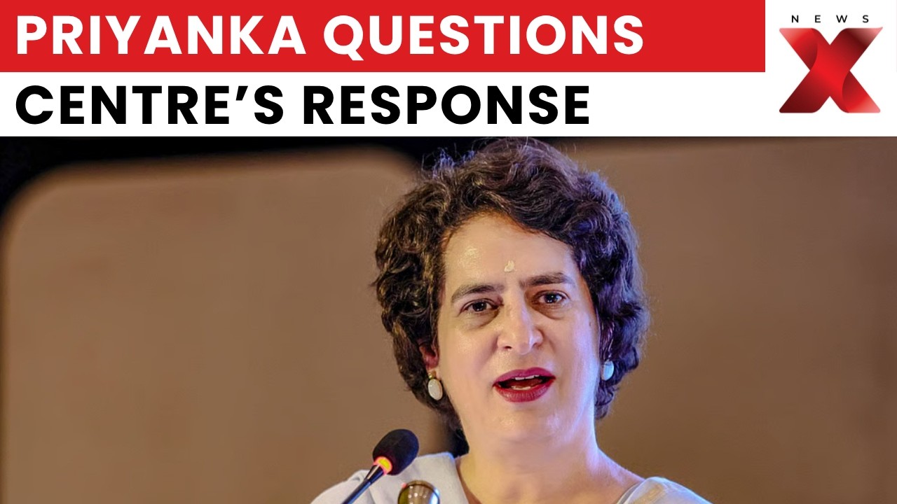 CJP Protest Row: Priyanka Gandhi Slams Govt Over Ignoring Major Public Issues