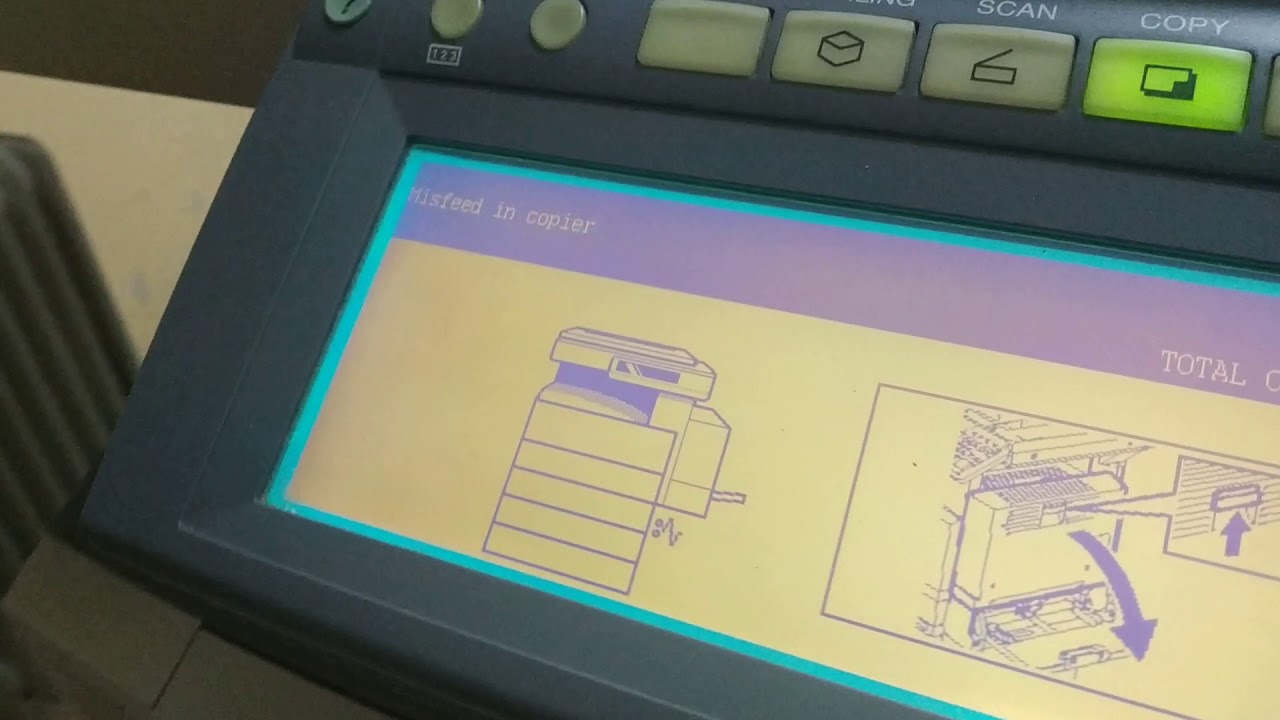 Toshiba Paper Misfeed