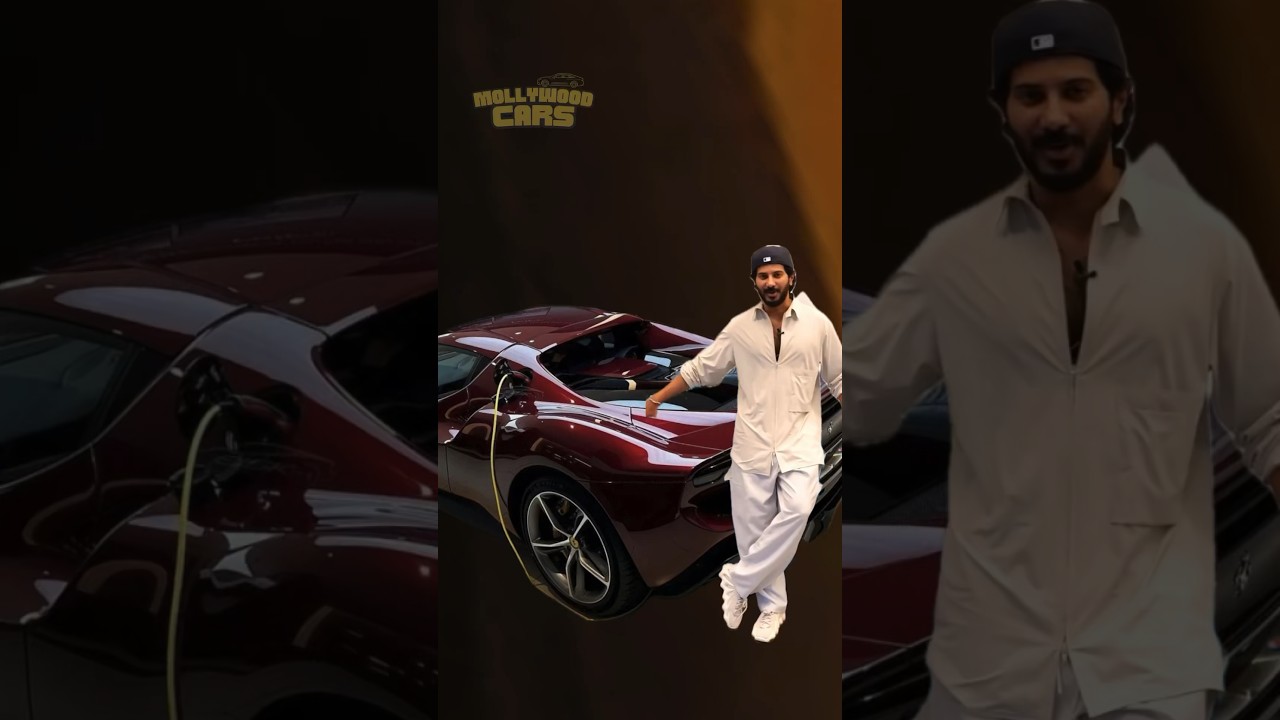 Dulquer Salmaan with his Brand New Ferrari #296gtp | #shots #dq #shorts #short #ferrari  #dulquer