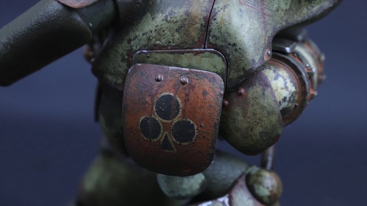 Mecha model kit Texture technique: Maschinen Krieger