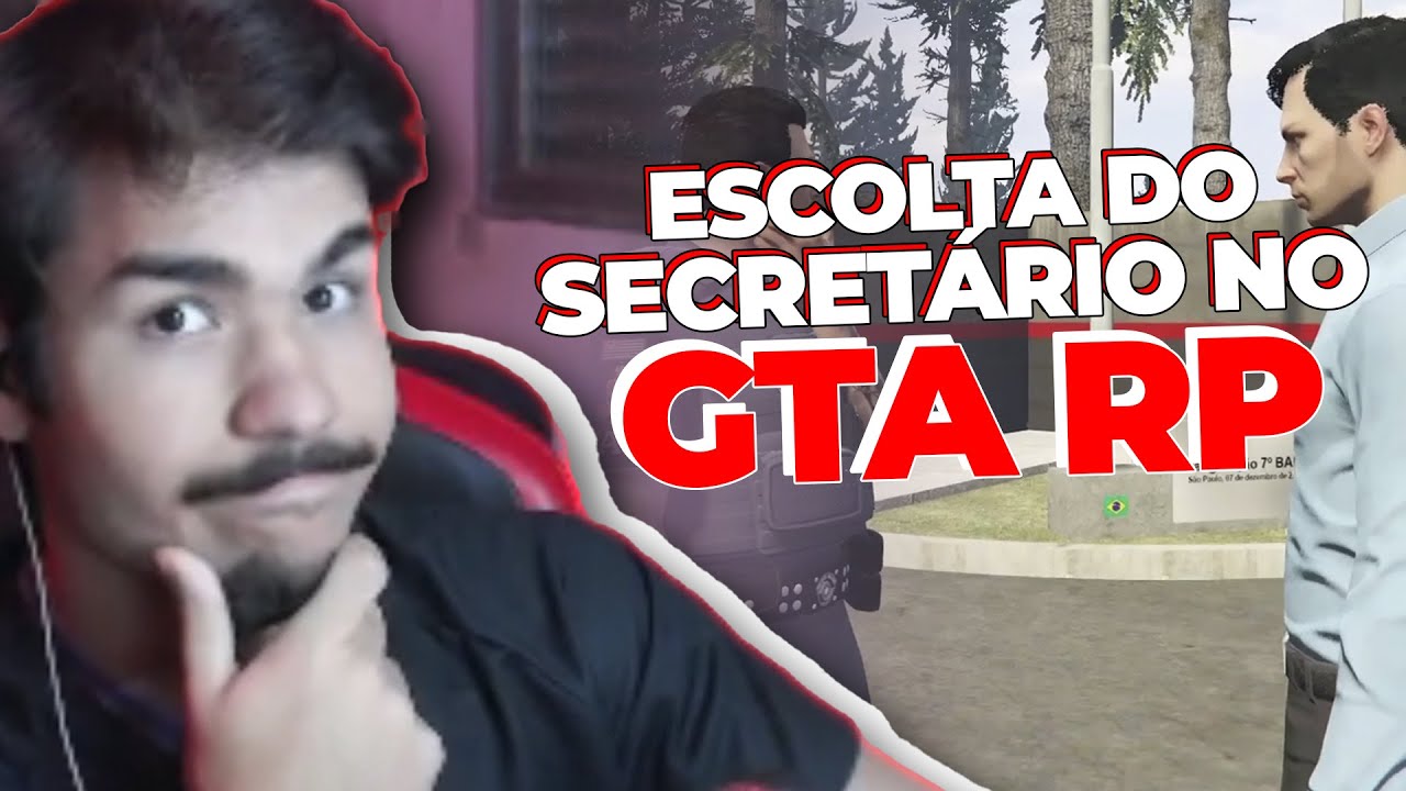 FIZ A ESCOLTA DO SECRET&Aacute;RIO NO GTA RP 🫡