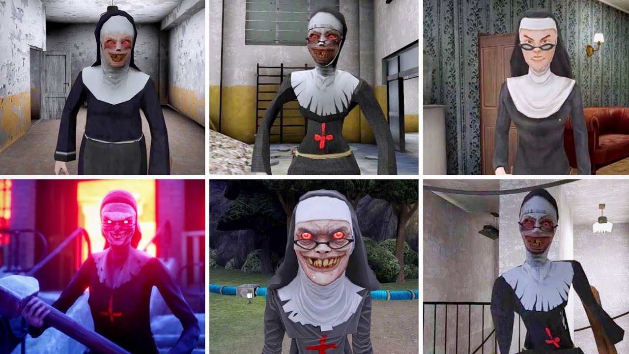 All Chase Music When Evil Nun Chase | Evil Nun In All Evil Nun Games And Ice Scream 8