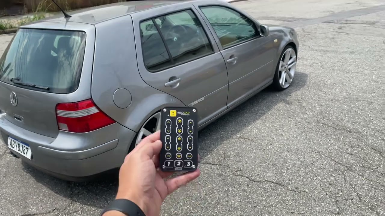 Novo Controle de Suspensão a ar Abccar Suspensão 8vias com memória