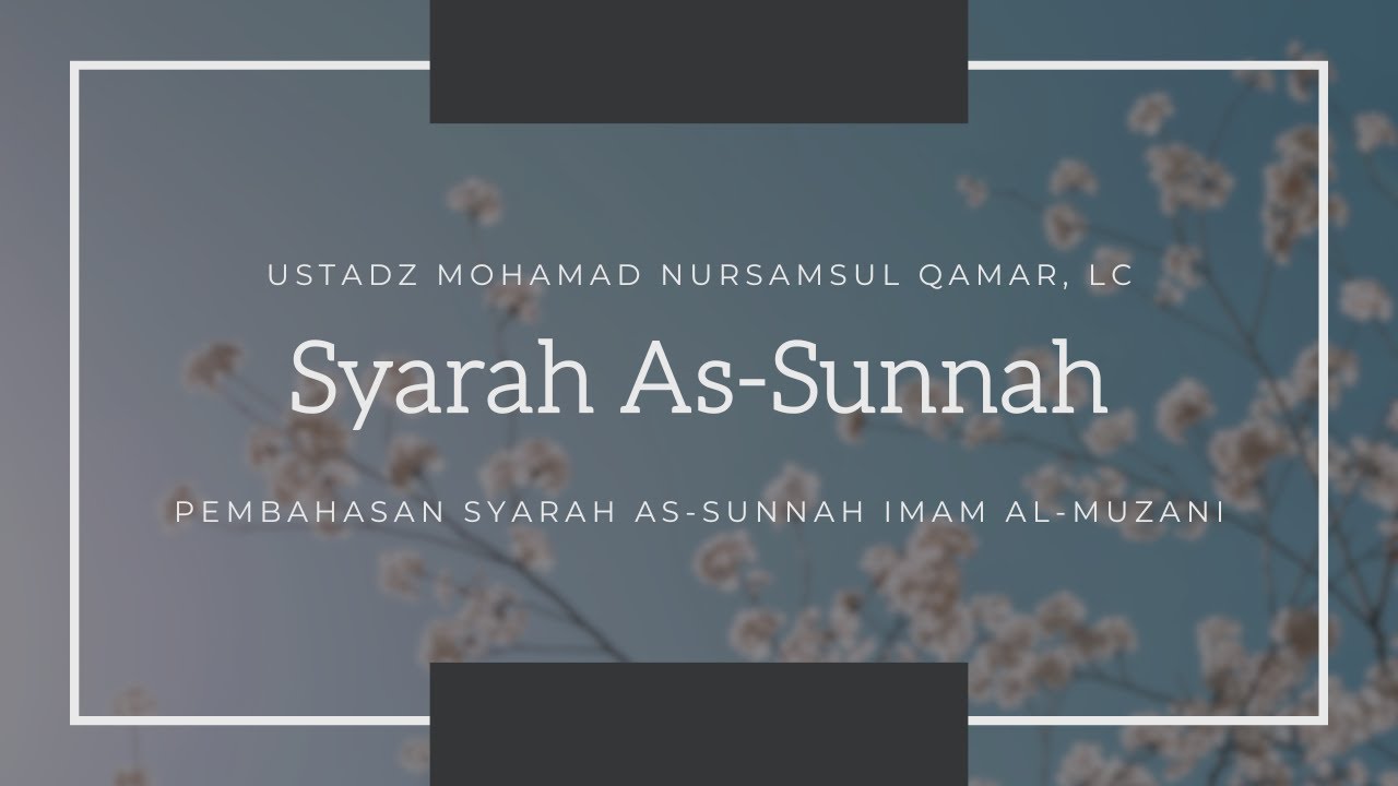 LIVE : Malaikat Malaikat Yang Mulia - Ustadz Mohamad Nursamsul Qamar, Lc