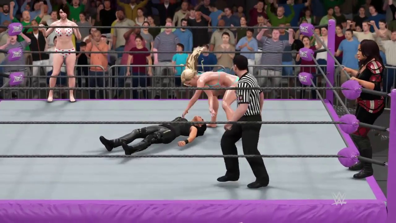 WWE 2K17 Dixie Clemets and Reiko Hinomoto vs. Nia Jax and Tamina - Elimination Tag