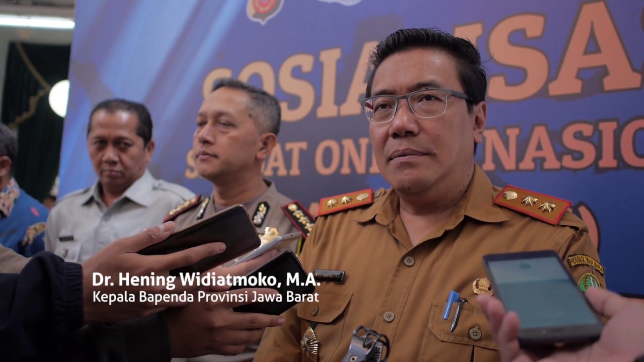 Samsat Online Nasional (SAMOLNAS) Berlaku Di Jawa Barat