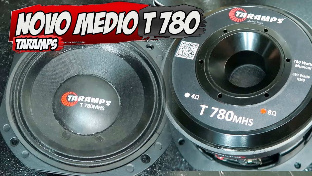 Novo Médio Taramps T780 8 Polegadas - Review Completo e Análise se é melhor que antigo MH380
