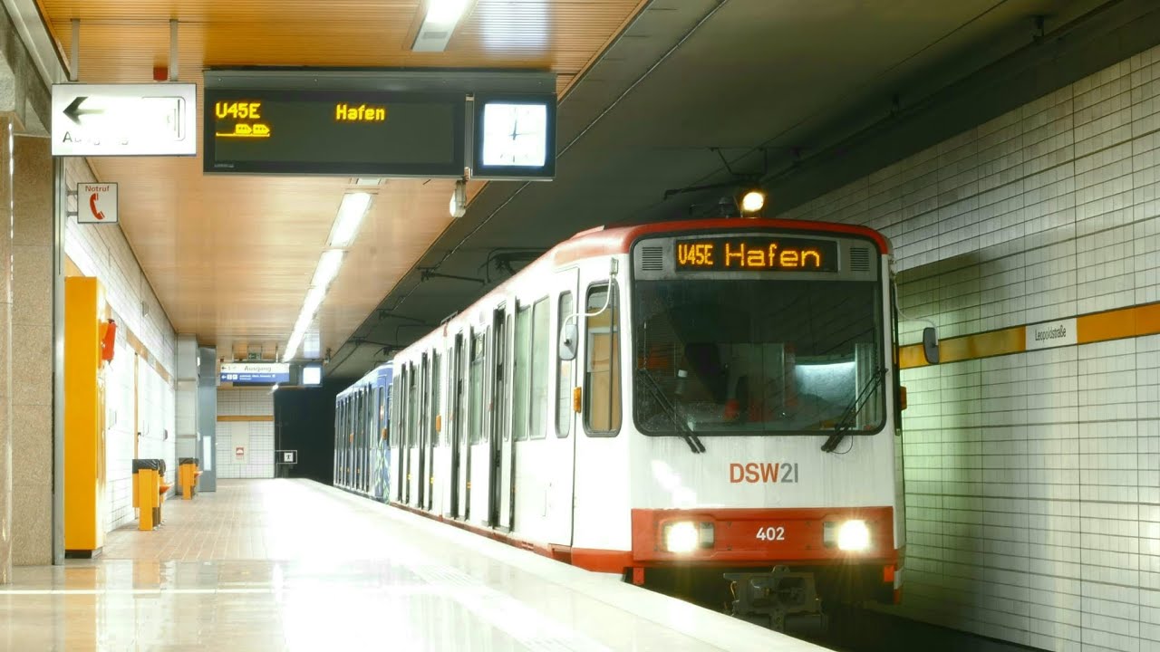 Stadtbahn Dortmund - Mitfahrt im B100S auf der U45