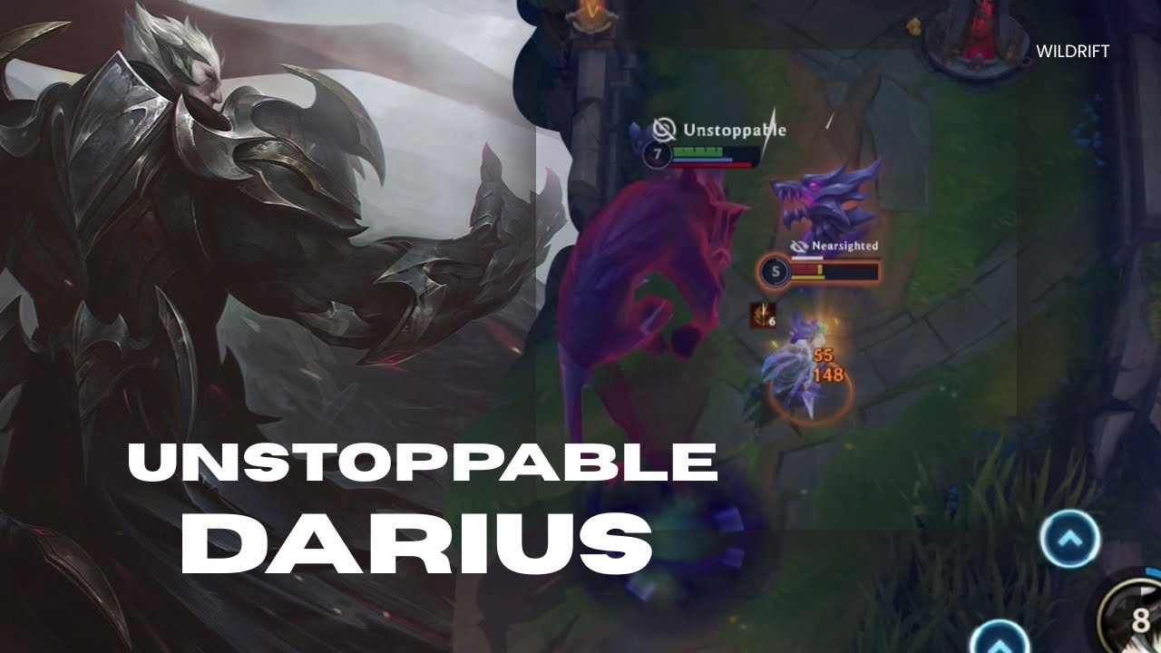 DARIUS IS BROKEN IN WILD RIFT?! 1v5 CARRY GAME 🤯