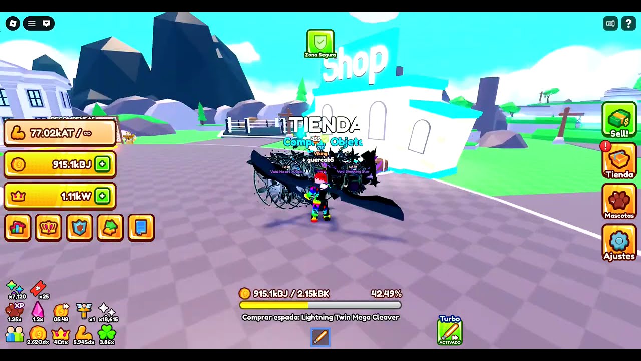 Subiendo a Viking en saber simulator