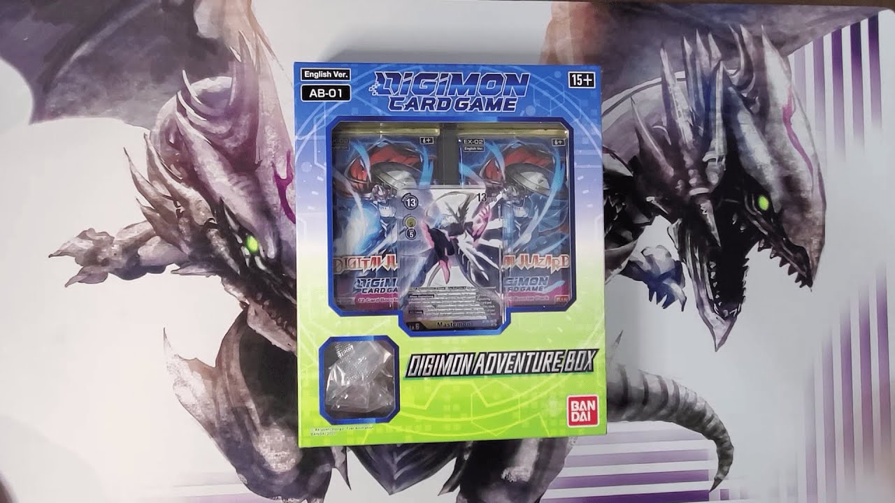 Opening the Digimon Card Game Adventure Box and packs!