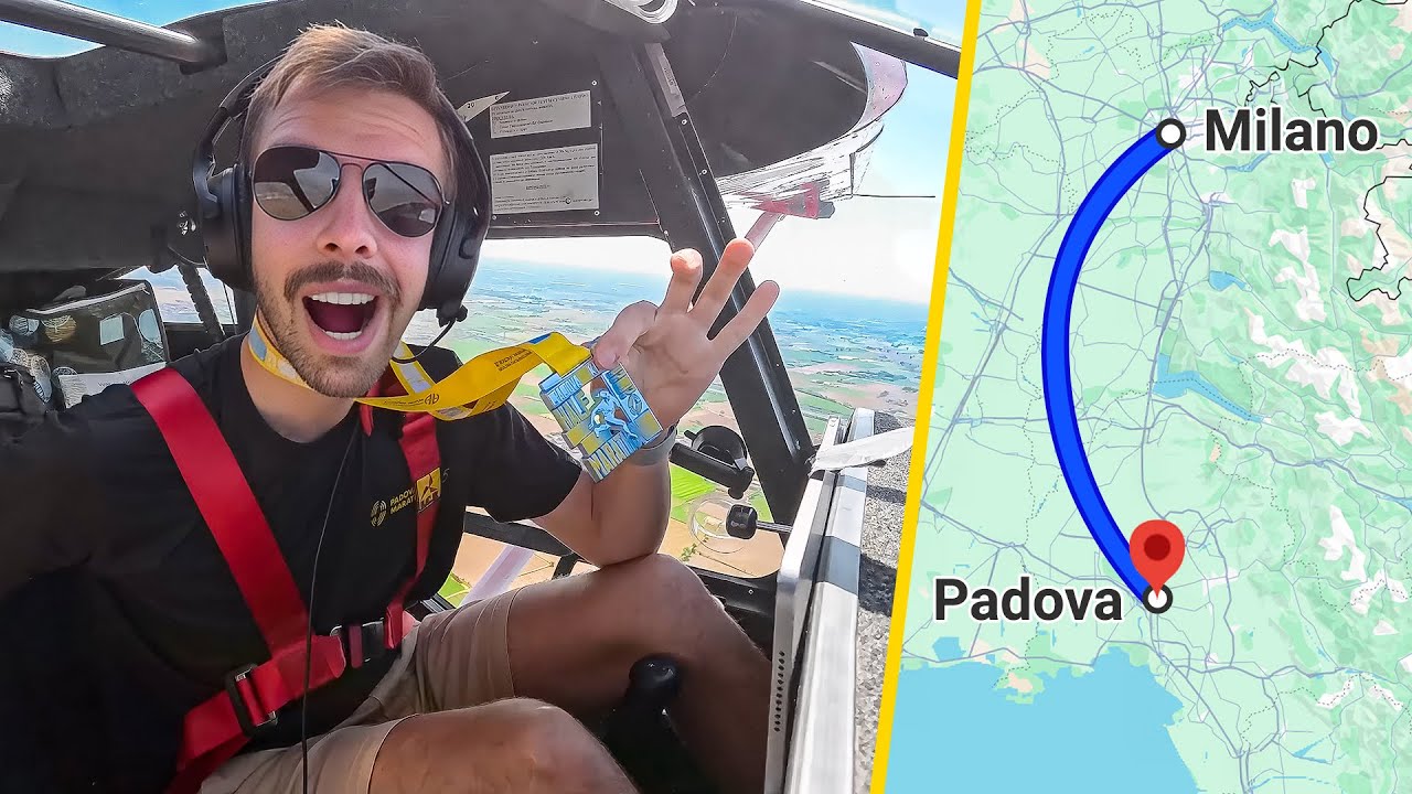 vado alla Maratona con il mio Aereo ✈️