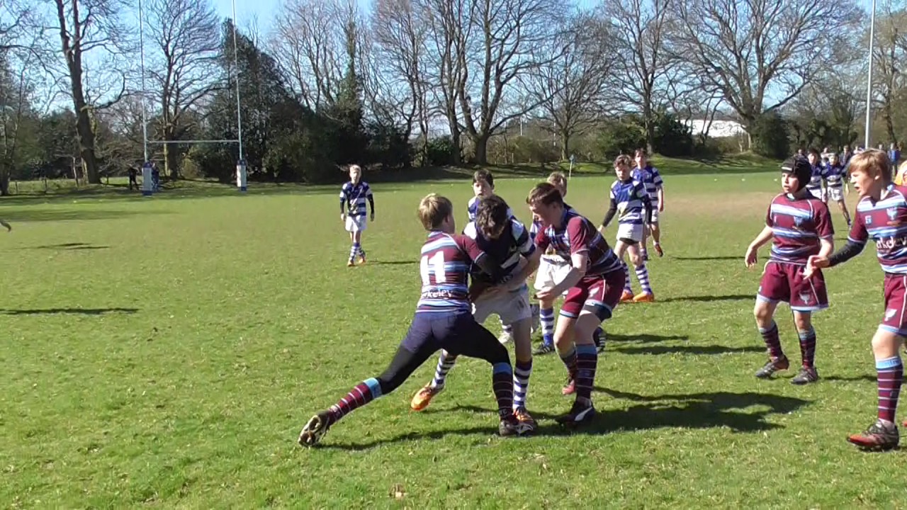 92 CP Ed drive forward & go to ground to set up ruck