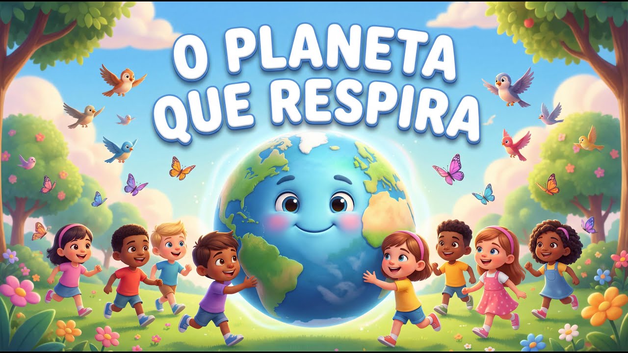 O Planeta que Respira 🌍💚 | Música Infantil sobre Cuidar da Terra