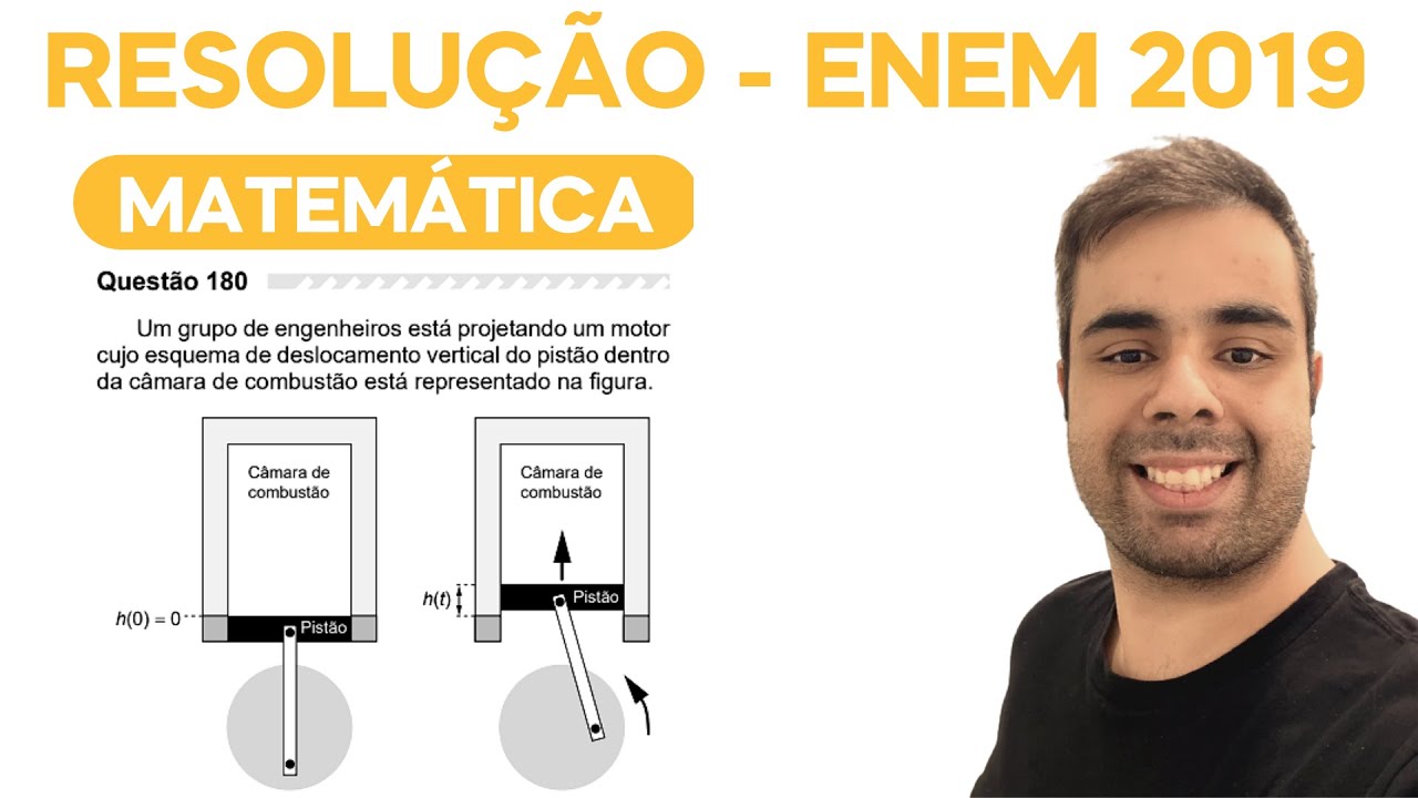 ENEM 2019 - Um grupo de engenheiros está projetando um motor cujo esquema de deslocamento vertical