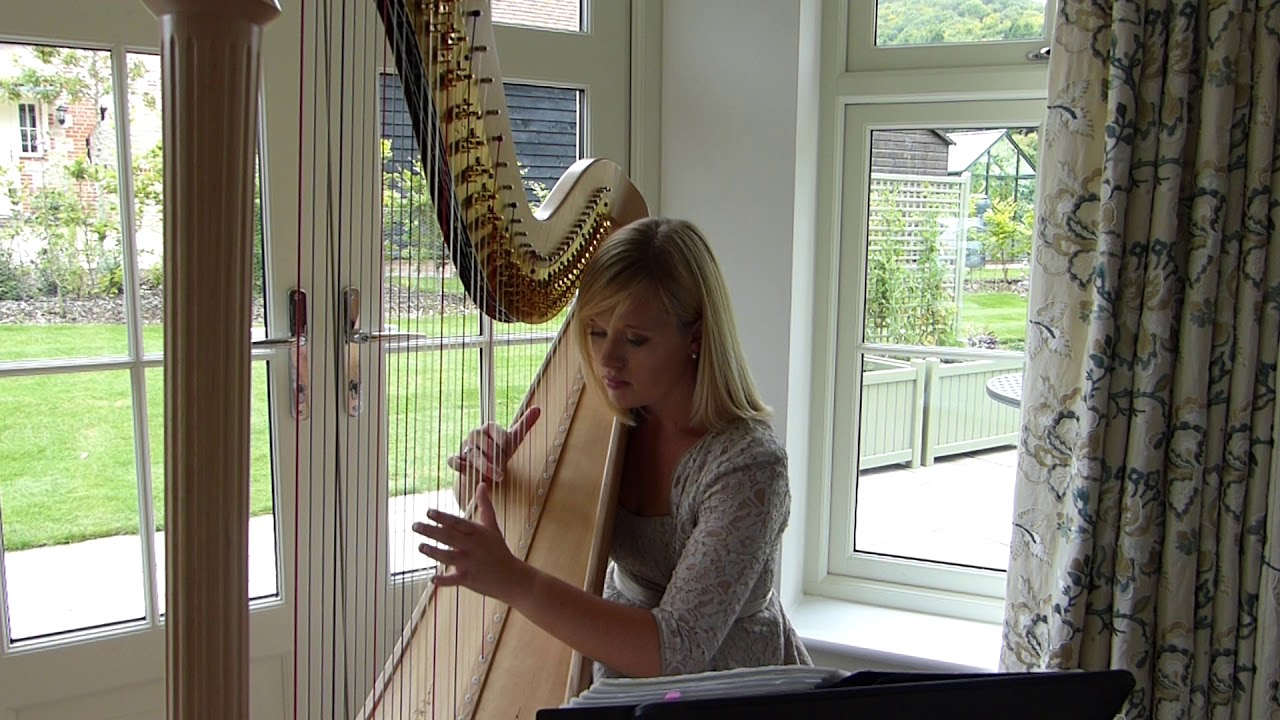 Air on a G String, by J S  Bach - performed by Nicola Veal Harpist