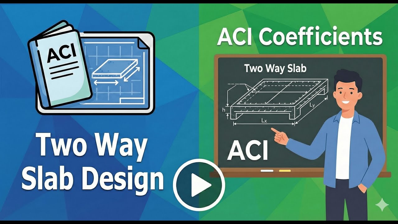 Two Way Slab Design by The ACI Coefficients In Bangla