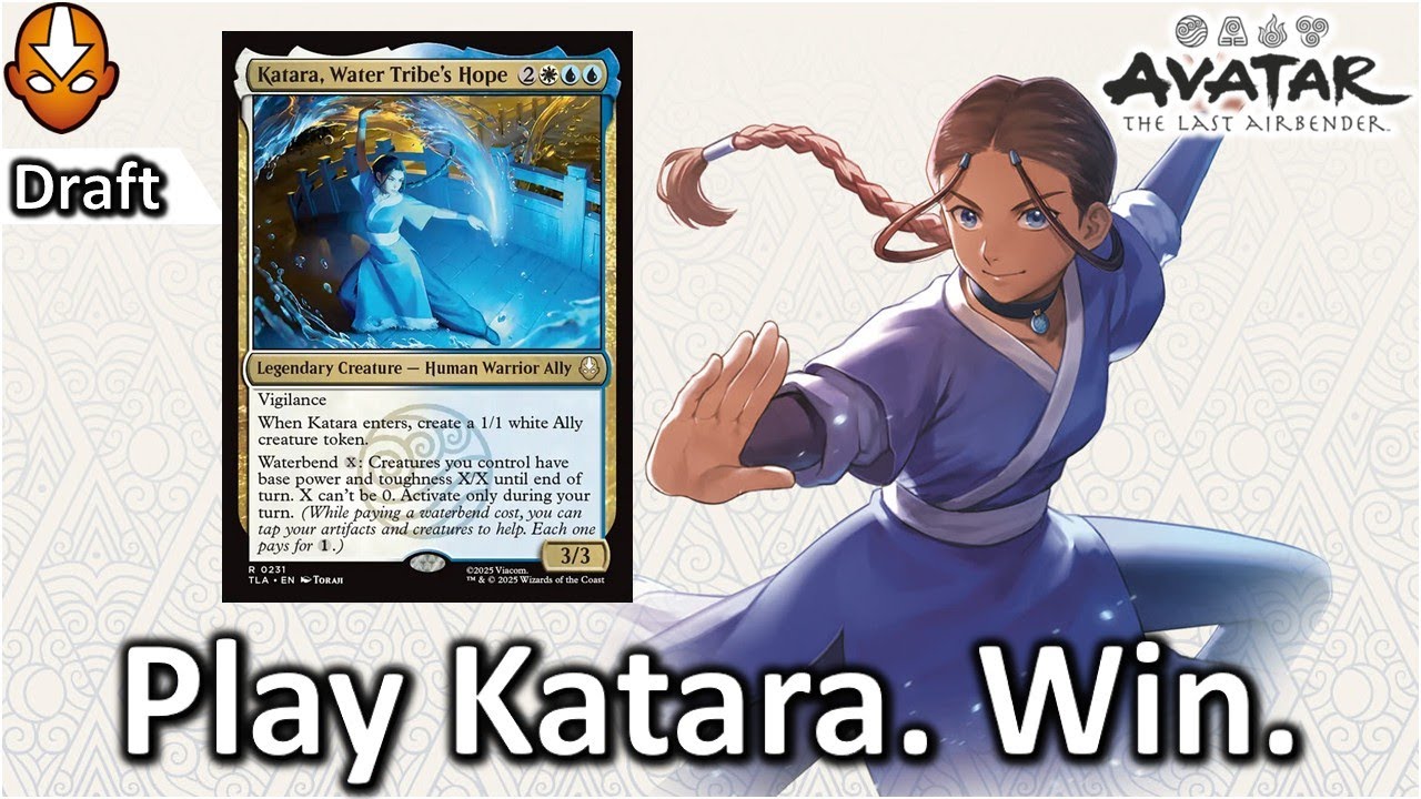 This format is easy - Draft Katara. Play Katara. Win - Avatar: TLA Quick Draft [MTG Arena]