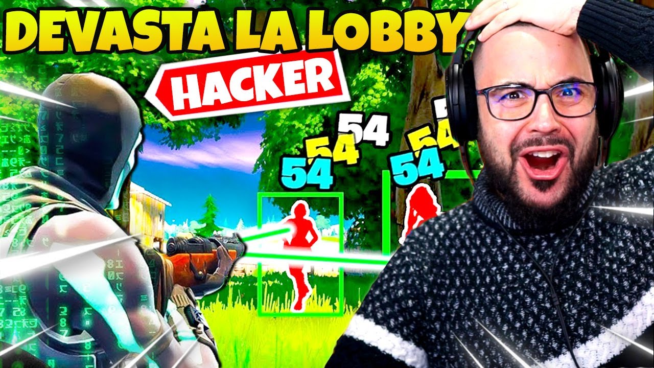 un Haker devasta la Lobby e me lo ritrovo Contro - FORTNITE