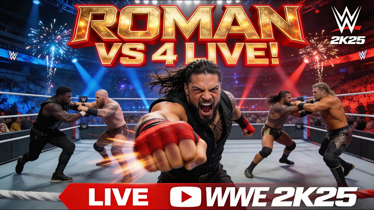 🔴  WWE 2K25 LIVE 🔥 Insane Matches & Crazy Finishes