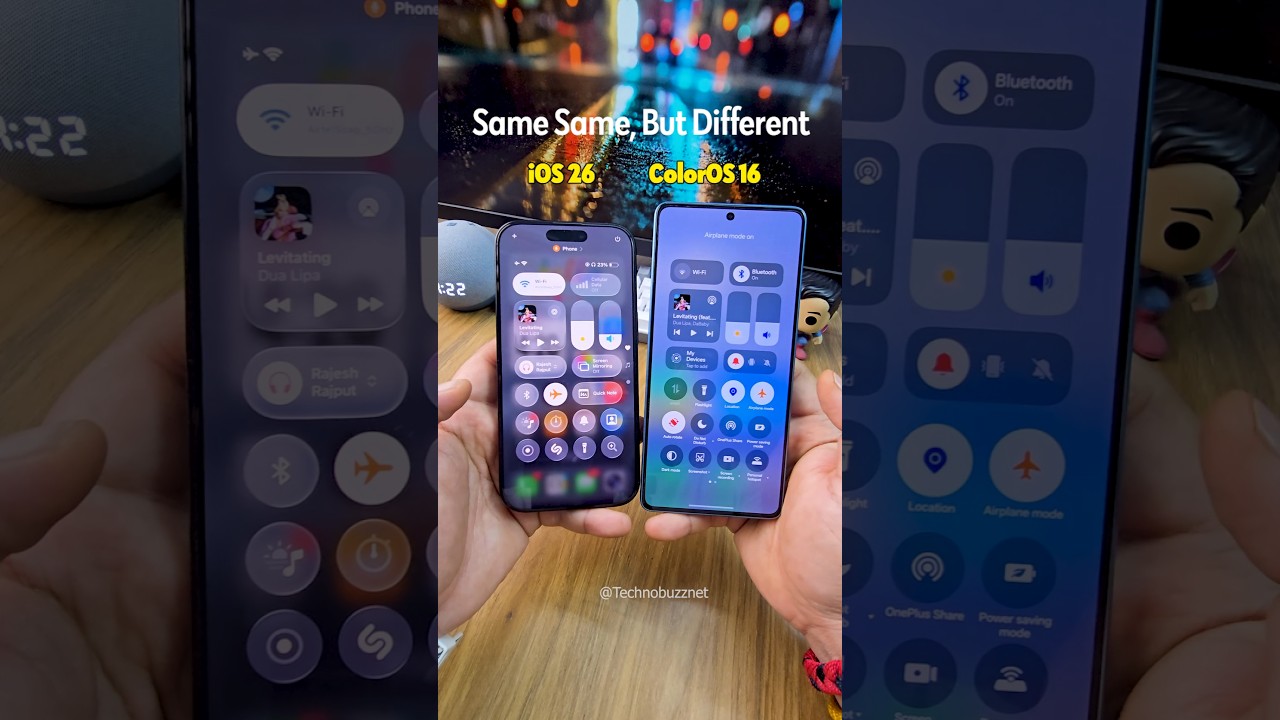 iOS 26 vs ColorOS 16 - COMPARISON