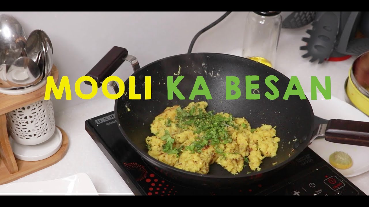 Mooli ka Besan in Minutes #NewDish #Mooli #Besan
