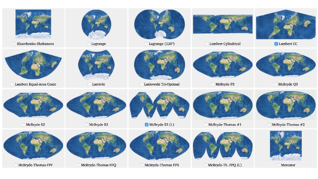 ¿Cuáles son los 5 TIPOS de MAPAS?