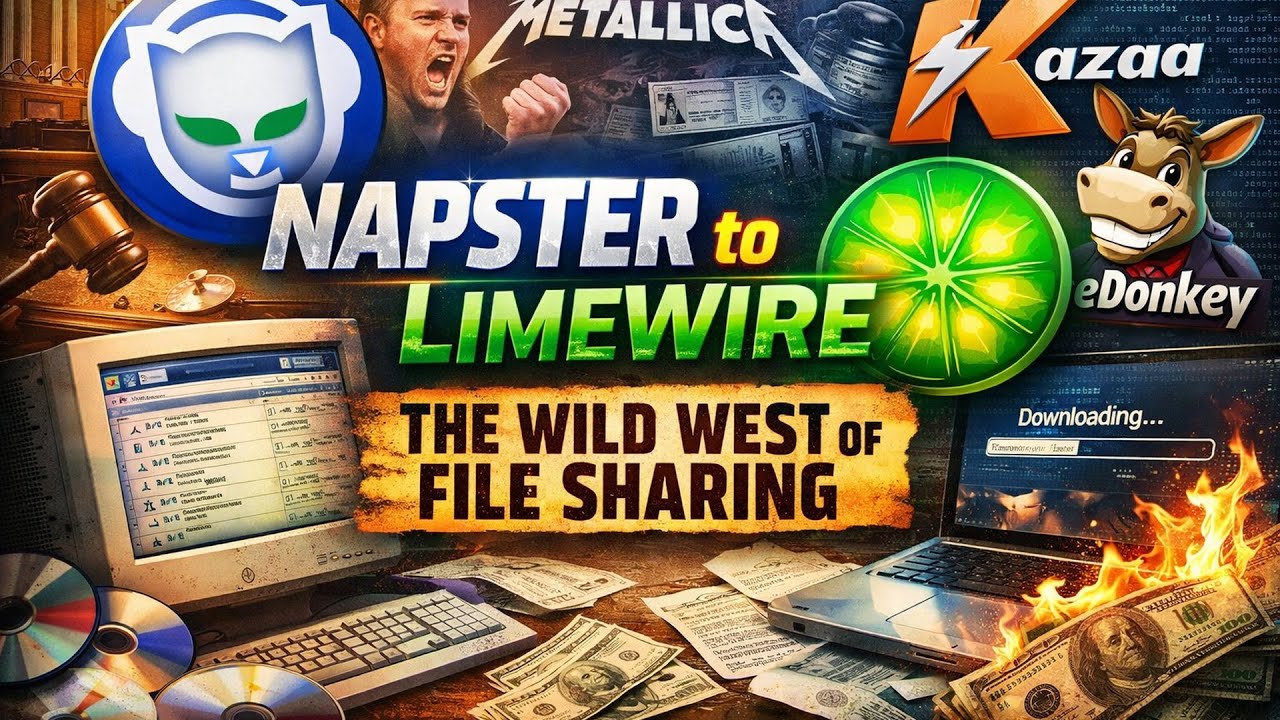 Napster to LimeWire: The Wild West Era of Internet File Sharing
