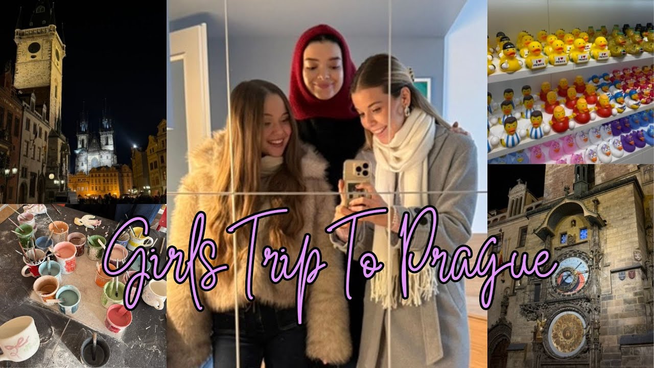 🌙 VLOG Girls Trip in Prague | cozy caf&eacute;s, memories & laughter
