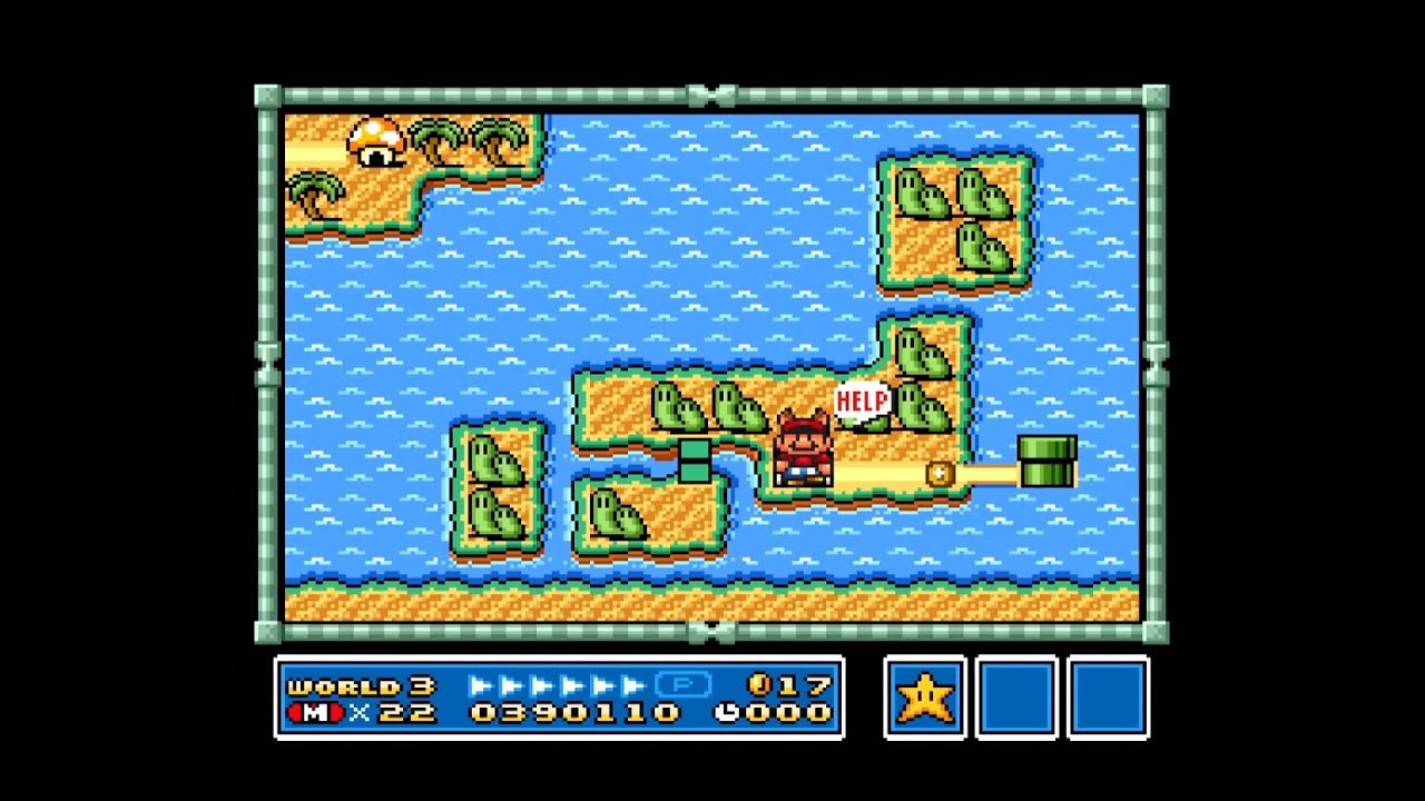 Super Mario Bros 3 All Stars - World 3 - Castle & Ship - 27