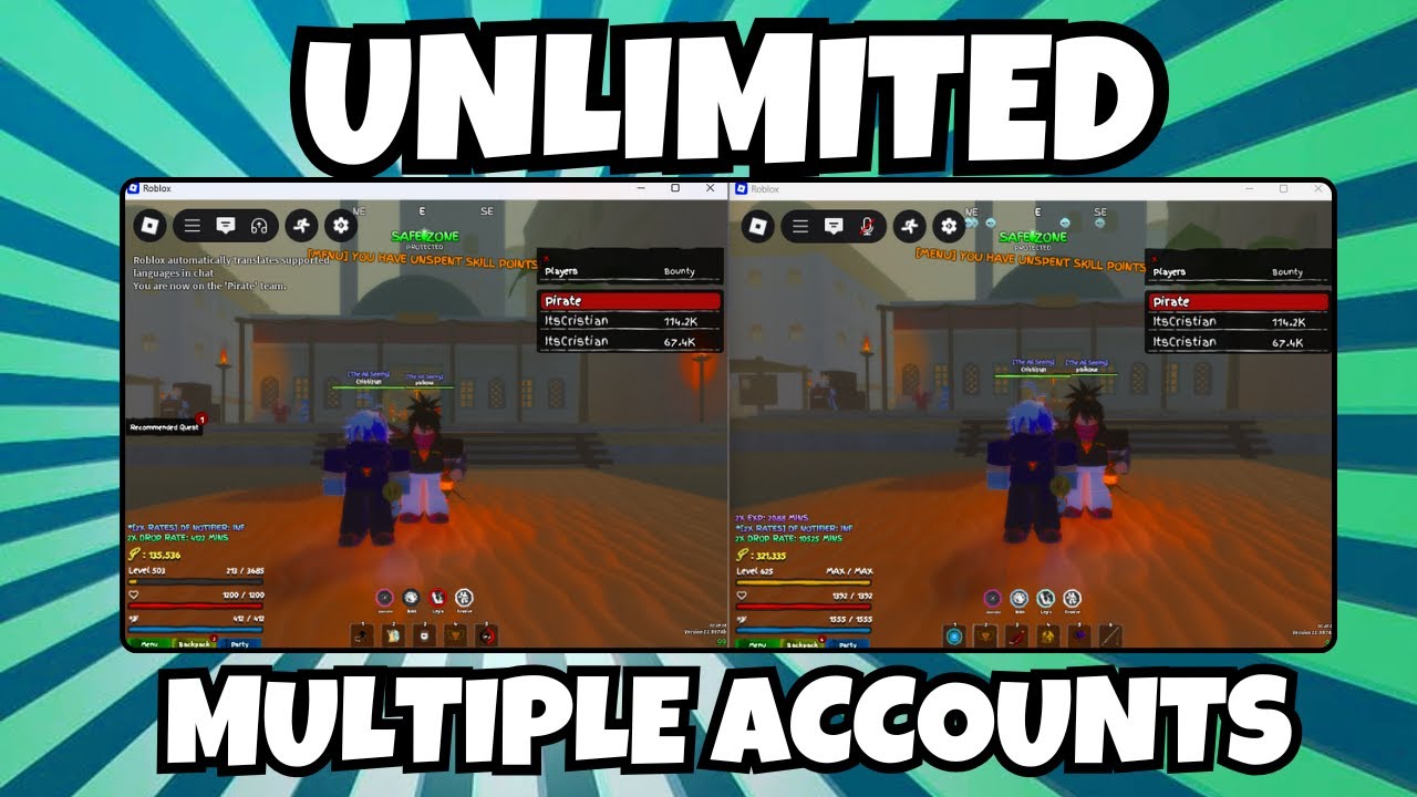 Как управлять несколькими аккаунтами Roblox одновременно! *Работает в 2026 году*