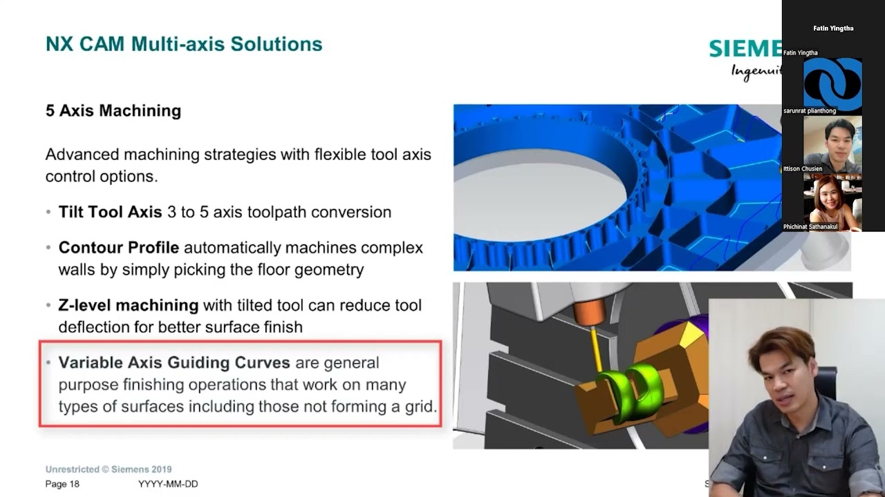 กัดงานอย่างเหนือชั้นไปกับ NX CAM 5Axis (Go beyond with NX CAM 5Axis)