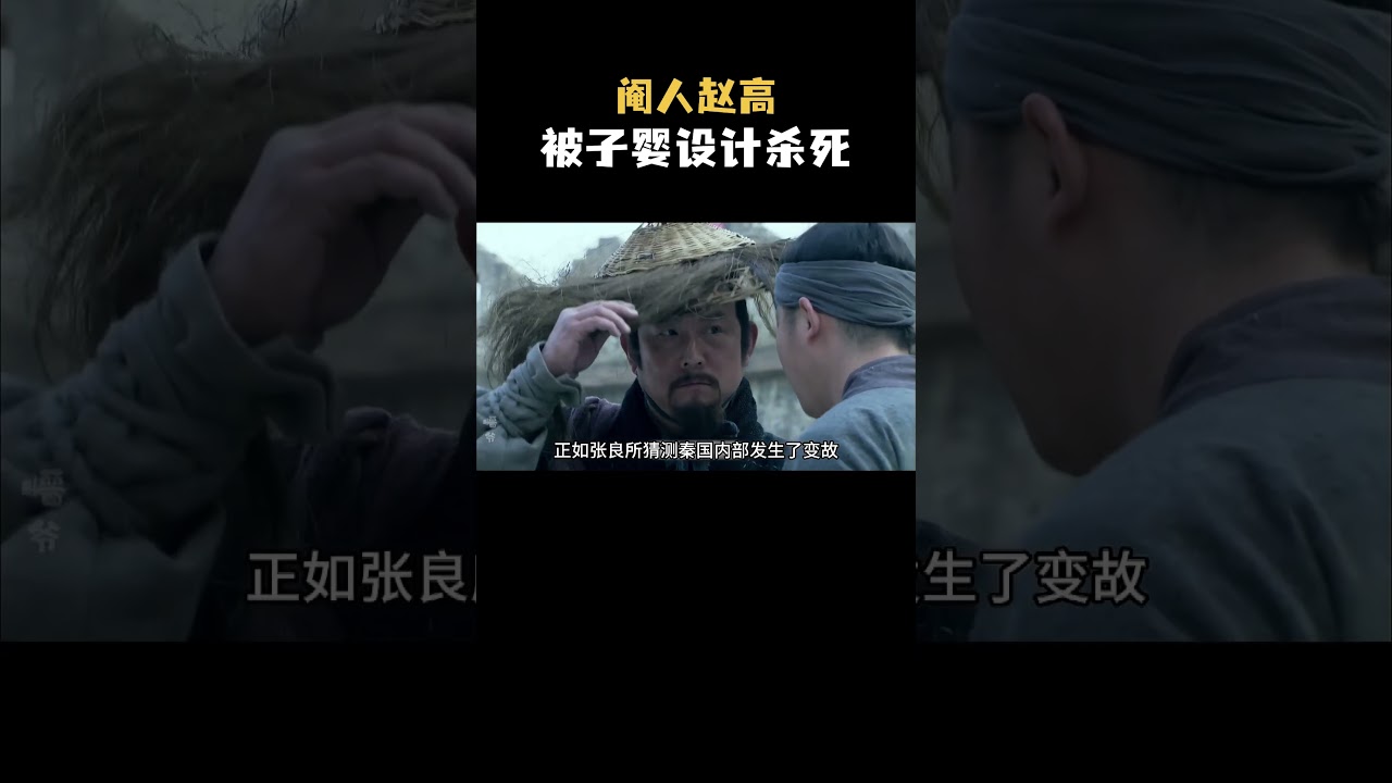 阉人赵高被子婴设计杀死，葵花某典派不上用场#电视剧 #解说 #影视解说