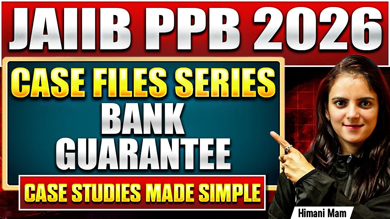 JAIIB PPB Free Online Classes 2026 | Bank Guarantee Case Study Questions | JAIIB May 2026