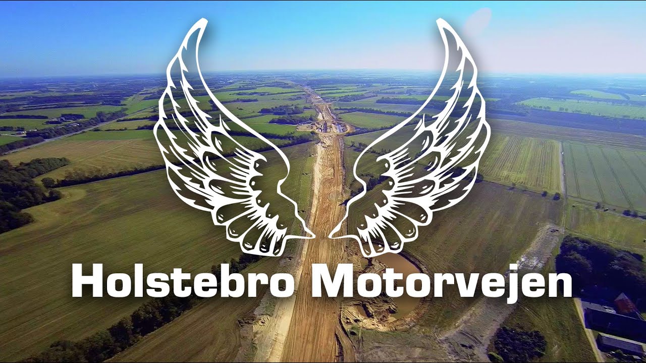 Holstebro Motorvejen fra Luften, mellem Tvis og Aulum