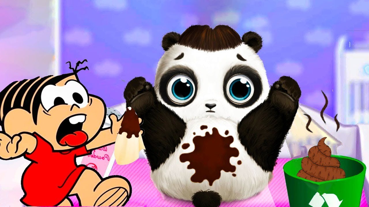 CUIDANDO DE UM BEBÊ PANDA BAGUNCEIRO no Panda LU Pet Care!