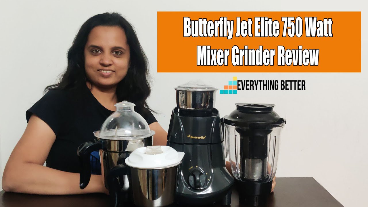 Обзор и демонстрация миксера-измельчителя Butterfly Jet Elite мощностью 750 Вт