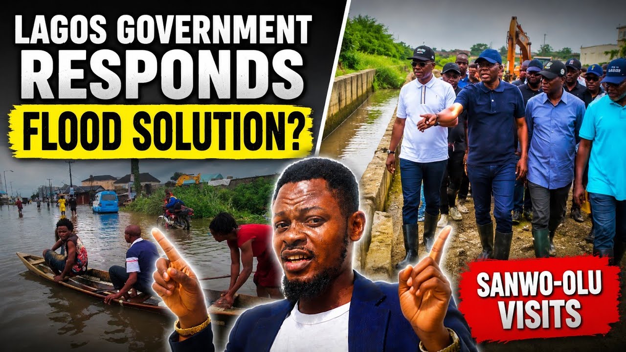 Latest: Lagos Government Responds to Lekki Flooding | Visit to Ogombo, Monastery Road & Awoyaya