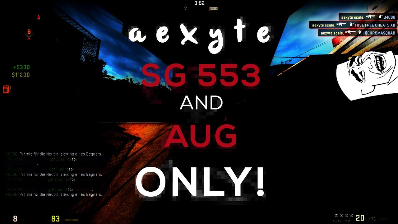 CS:GO HvH | AUG and SG 553 only! | 1/2